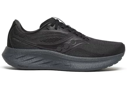 Мужские кроссовки saucony ride 18, черно-серые