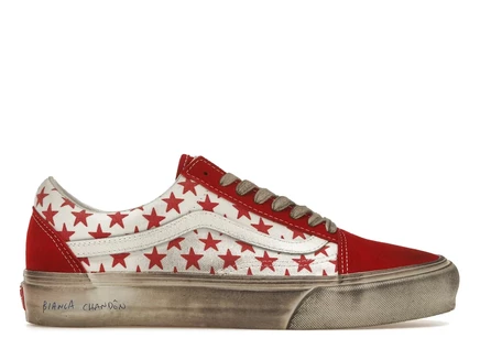 Мужские кеды Vans Old Skool LX Bianca Chandon, красно-белые