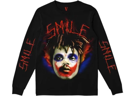 Мужской лонгслив Juice Wrld x XO x Vlone Joker, черный