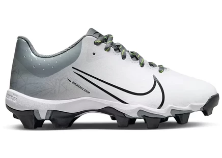Детские кроссовки Nike Hyperdiamond 4 Keystone, серо-белые