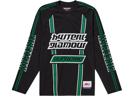 Унисекс лонгслив Supreme Hysteric Glamour Mesh, черный