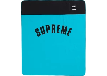 Плед Supreme The North Face Denali, бирюзовый