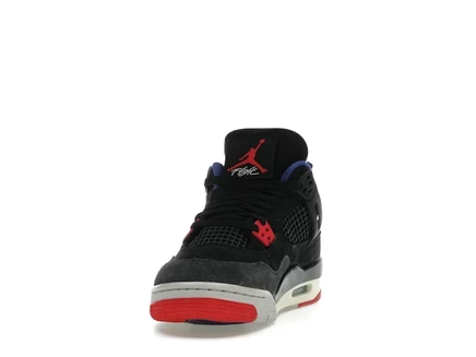 Jordan 4 Retro Rare Air (GS) black/fire red-deep royal-blue