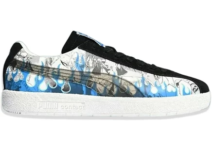 Мужские кроссовки Puma Delphin Bleach, черно-бело-синие
