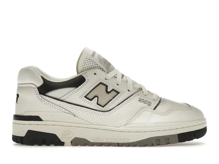 Мужские кроссовки New Balance 550, кремово‑черные