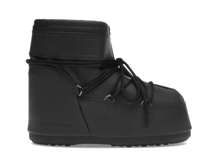 Унисекс ботинки Moon Boot Icon Rubber Low, черные