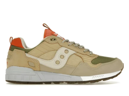 Мужские кроссовки Saucony Shadow 5000, хаки/оранжево-зеленые