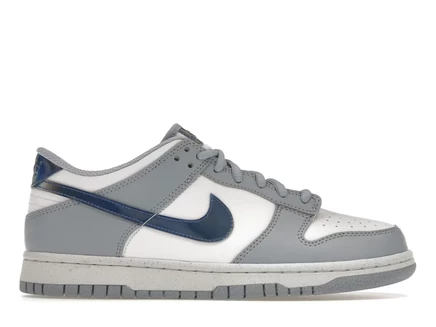 Детские кроссовки Nike Dunk Low Next Nature, голубо-белые