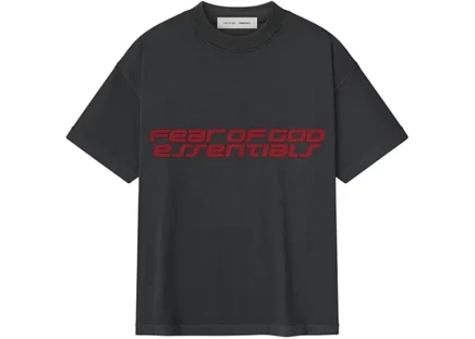 Детская футболка Fear of God Essentials Classic с коротким рукавом, стально-серая