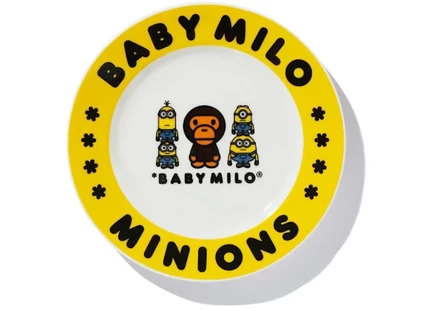 Тарелка Bape x Minions Baby Milo, желтая