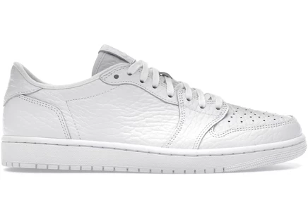 Кроссовки Jordan 1 Retro Low NS Triple White, белые