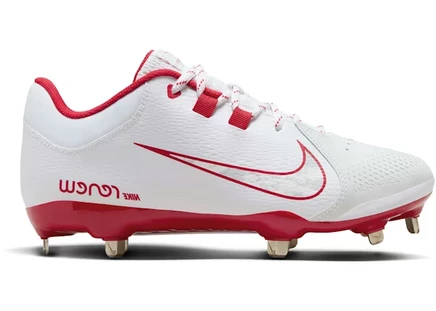 Женские кроссовки Nike Hyperdiamond 4 Pro, белые/красные/серые