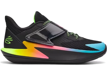 Детские кроссовки under armour curry fox 2 gamer, черно-мультицветные