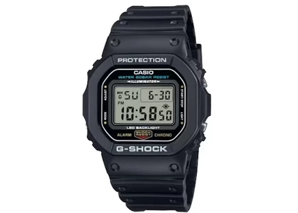 Мужские цифровые часы Casio DW-5600UE-1, корпус и ремешок из полимерной смолы, 49 мм