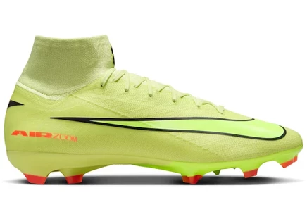 Мужские бутсы Nike Zoom Mercurial Superfly 10 Pro FG, лимонно-зеленые/алые/желтые