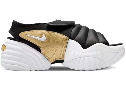 Женские сандалии Nike Air Adjust Force, черно-золотые
