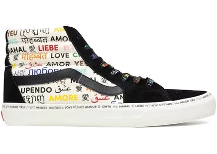 Высокие кеды Vans Sk8-Hi Vault Love, мульти/маршмеллоу