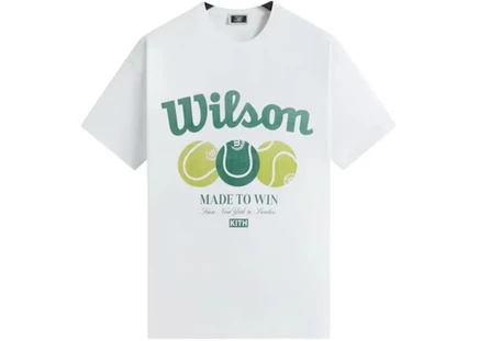 Мужская футболка Kith x Wilson Made To Win Vintage, белая