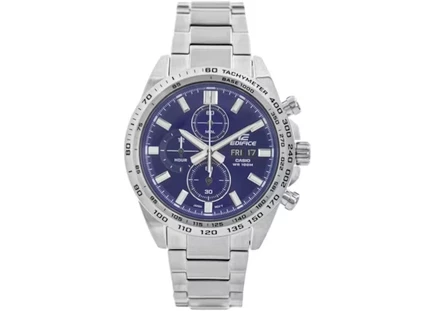 Мужские часы Casio Edifice EFR-574D-2A, стальные, 42 мм, синие