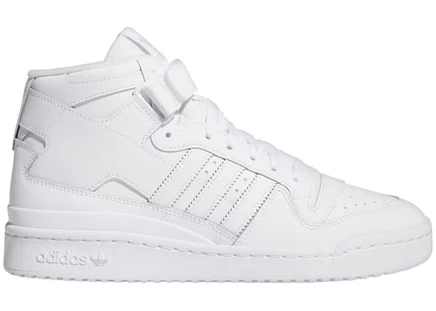 Мужские кроссовки adidas forum mid, белые/кристально-белые