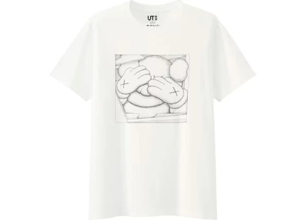 Унисекс футболка KAWS x Uniqlo Chum, белая