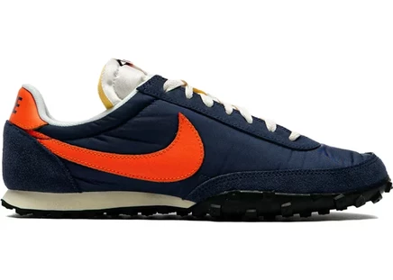 Мужские кроссовки Nike Waffle Racer, темно-синие/оранжевые
