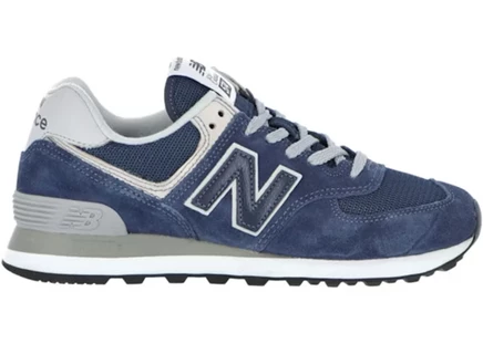 Женские кроссовки New Balance 574, сине-серо-белые