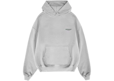 Мужское худи Represent Owner's Club, серое/зеленое