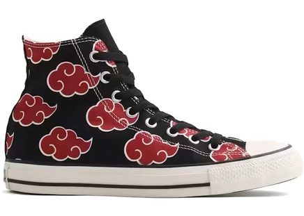 Converse Chuck Taylor All Star Hi Naruto Itachi Uchiha black/red