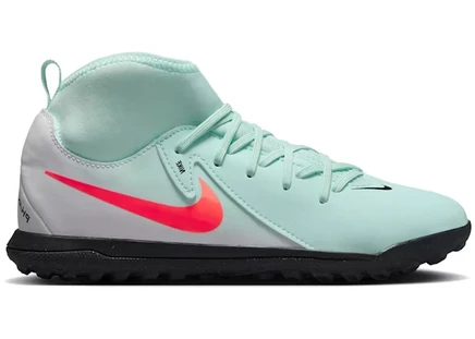 Детские бутсы Nike Phantom Luna 2 TF, мятный/серый/красный