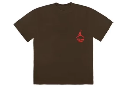 Мужская футболка Travis Scott Jordan Cactus Jack Highest, коричневая