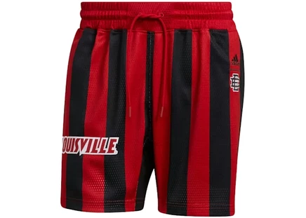 Мужские шорты Adidas x Eric Emanuel Louisville, красно-черные