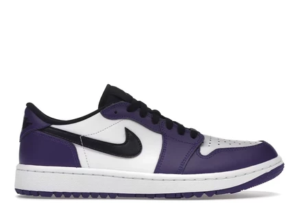 Jordan 1 Retro Low Golf Court Purple white/court purple-university red-black