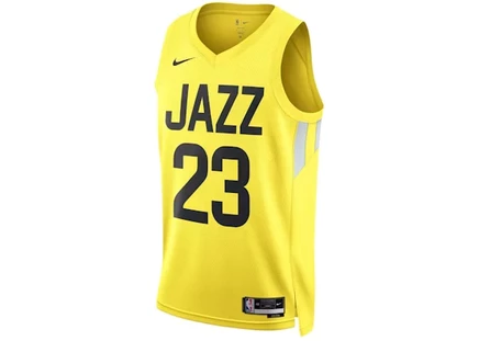 Мужская майка Nike Lauri Markkanen Dri-Fit, желтая