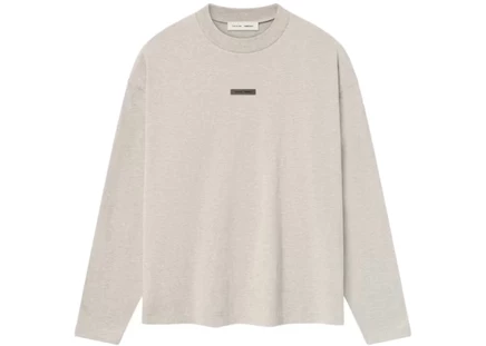 Мужской лонгслив Fear of God Essentials Classic, серый меланж