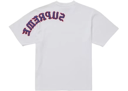Мужская футболка Supreme Brushed Arc S/S Top, белая