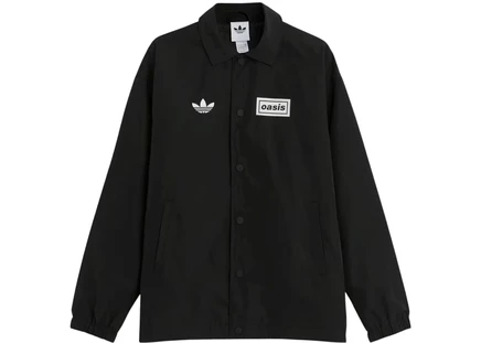 Куртка коуч Adidas x Oasis Tour, черная