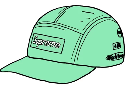 Унисекс кепка Supreme Trail Camp, мятная