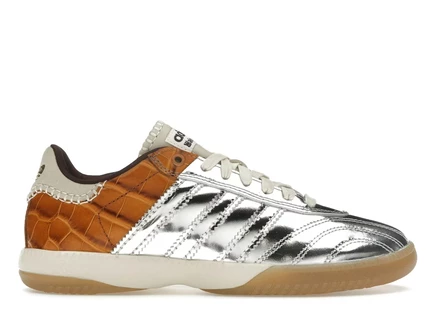 Мужские кроссовки Adidas Samba, серебристые/желтые