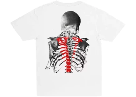 Мужская футболка VLONE x Never Broke Again Bones, белая