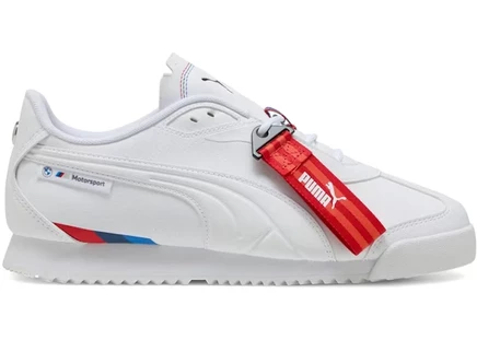 Мужские кроссовки Puma Roma Stradale BMW M, бело-черные