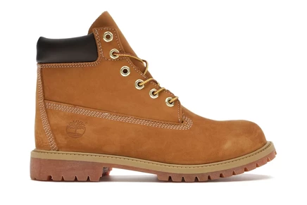 Детские ботинки Timberland 6″ из нубука, пшеничные