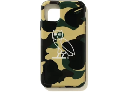 Унисекс чехол для iPhone 11 Pro BAPE x OVO 1st Camo, желтый