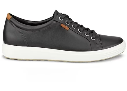 Женские кроссовки Ecco Soft 7, черно-белые