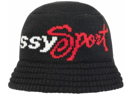 Мужская панама Stussy Knit Sport, черная