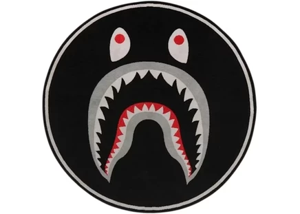Ковер Bape Shark Floor, черный