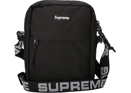 Унисекс сумка через плечо Supreme SS18, черная