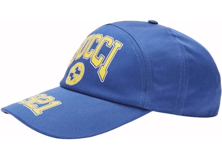 Мужская бейсболка Gucci 1921 Logo, синяя