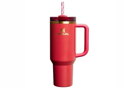 Термостакан Stanley Flowstate Quencher 1,18 л, алый с мерцанием