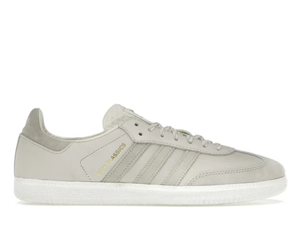 Мужские кроссовки Adidas Samba OG Kith Classics, бело-серые